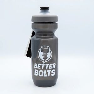 2 pack Better Bolts Mountain Bike Water Bottle by Purist (Specialized) grey.